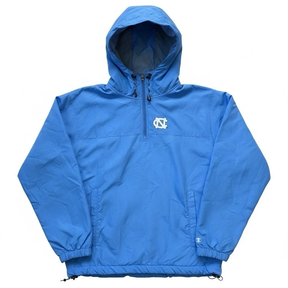 Champion North Carolina Tar‎ Heels Packable Jacket Carolina Blue Medium UNC